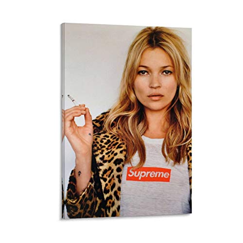 YANDING Kate Moss Modell Poster Britisches Supermodel Leinwand-Kunstposter und Wandkunstdruck, modernes Familien-Schlafzimmer-Dekoration, Poster, 30 x 45 cm von YANDING