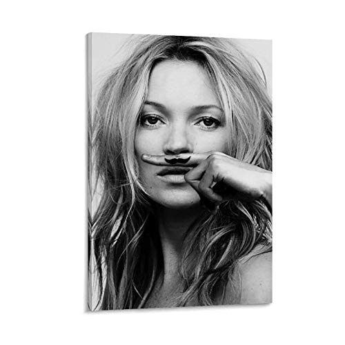 YANDING Kate Moss Modell Poster British Supermodel Kunstdruck Leinwand Kunstdruck Poster und Wandkunst Bild Druck Modern Familie Schlafzimmer Dekor Poster 20 x 30 cm von YANDING