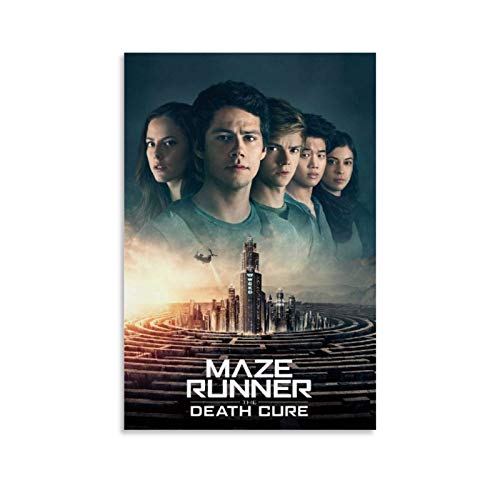 YANDING Filmposter "Maze Runner The Death Cure", dekoratives Gemälde, Leinwand, Wandkunst, Wohnzimmer, Poster, Schlafzimmer, Gemälde, 40 x 60 cm von YANDING