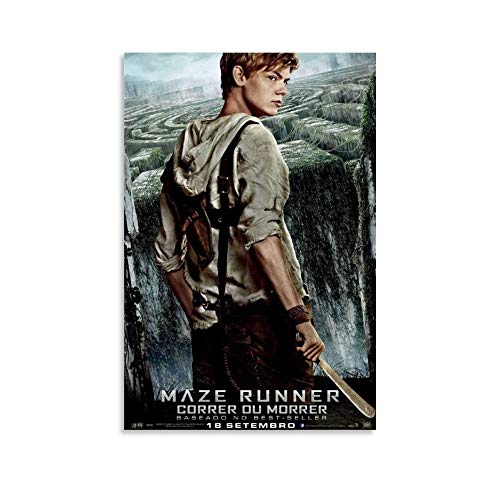 YANDING Filmposter "The Maze Runner" auf Leinwand, Kunst, Poster und Wandkunstdruck, modernes Familienschlafzimmer, 60 x 90 cm von YANDING