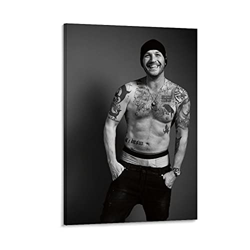 YANDING Tom Hardy Schauspieler Hot Poster Sexy Leinwand Kunst Poster und Wandkunst Bild Druck Modern Familie Schlafzimmer Dekor Poster 30 x 45 cm von YANDING