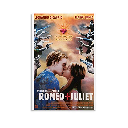 YANDING William Shakespeare's Romeo & Juliet Poster Filmposter Dekorative Malerei Leinwand Wandkunst Wohnzimmer Poster Schlafzimmer Gemälde 40 x 60 cm von YANDING