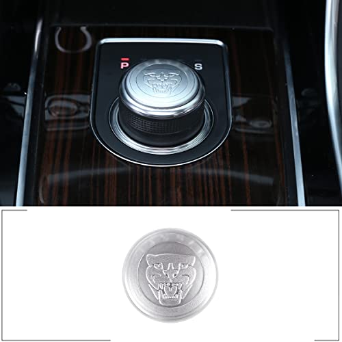 Fit for Jaguar Car Interior Decoration Gear Shift Knob Panel Frame Cover for Jaguar XF XE XJ XJL F-Pace 2016 Shift Knobs Sticker von YANER