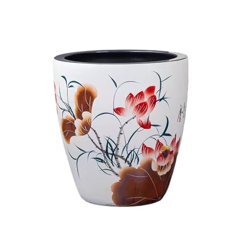 Aquarium, chinesischer Stil, erhöhtes Keramik-Aquarium, Terrasse, Garten, Aquarium, Wassertank, Vintage, Outdoor, Terrasse, Wohnzimmer, Dekoration, Heimdekoration (klein) von YANG11FAN