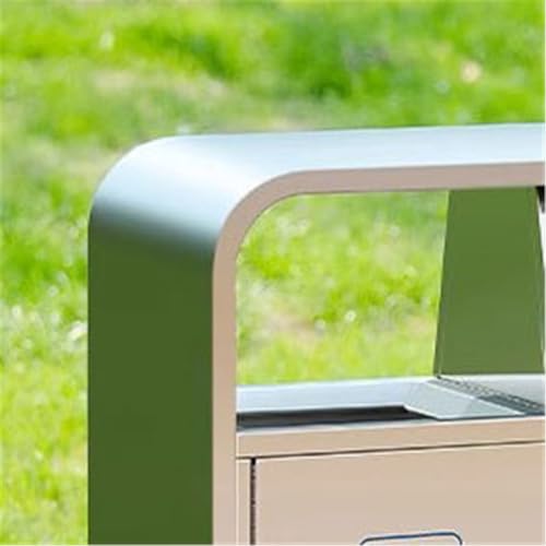 YANG11FAN Abfall & Recycling Doppelter Abfallbehälter for den Außenbereich, gewerblicher Mülleimer aus Edelstahl Terrasse von YANG11FAN