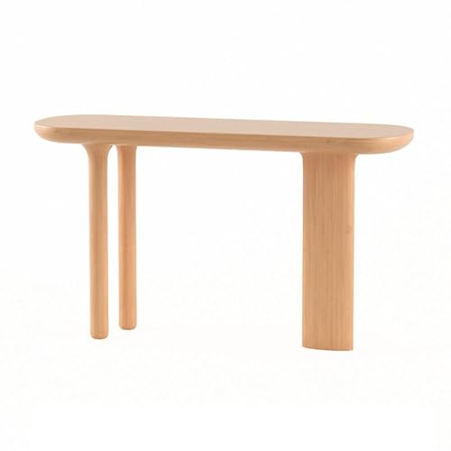 YANG11FAN Konsolentisch für Eingang Sofatisch aus Massivholz, Eingangstisch for den Flur, schmaler Tisch hinter der Couch, Konsolentische for Wohnzimmer, Eingangsbereich, Foyer Sofatisch(Klein) von YANG11FAN