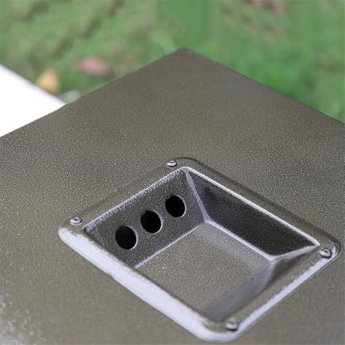 YANG11FAN Outdoor Mülleimer Doppelter Mülleimer mit Aschenbecher for den Außenbereich, Garten, öffentliche Bereiche, Metall-Mülleimer Recycling Behälter YANG11FAN Outdoor Mülleimer Doppelter Mülleimer mit Aschenbecher for den Außenbereich, Garten, öffentliche Bereiche, Metall-Mülleimer Recycling Behälter von YANG11FAN
