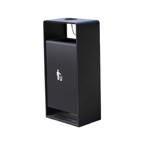 YANG11FAN Outdoor Mülleimer Metall-Mülleimer mit Aschenbecher, abschließbarer Mülleimer for den Außenbereich, Garten, Straße, Platz Recycling Behälter YANG11FAN Outdoor Mülleimer Metall-Mülleimer mit Aschenbecher, abschließbarer Mülleimer for den Außenbereich, Garten, Straße, Platz Recycling Behälter von YANG11FAN