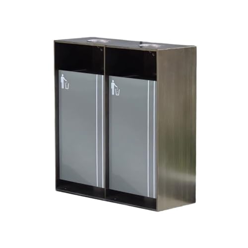 YANG11FAN Outdoor Mülleimer Mülleimer aus Edelstahl for den Außenbereich, for öffentliche Straßenbereiche, klassifizierter Mülleimer Recycling Behälter YANG11FAN Outdoor Mülleimer Mülleimer aus Edelstahl for den Außenbereich, for öffentliche Straßenbereiche, klassifizierter Mülleimer Recycling Behälter von YANG11FAN
