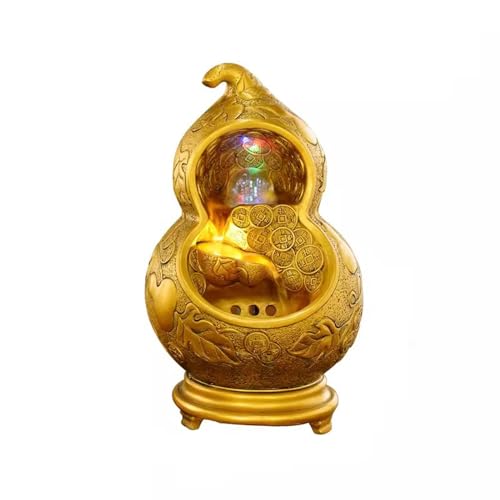 YANG11FAN Tischbrunnen Brunnen Dekoration Zirkulation Wohnzimmer Büro Desktop Dekoration Studie Wasser Brunnen Zimmerbrunnen(Groß) von YANG11FAN