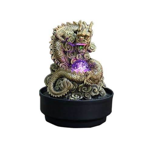 YANG11FAN Tischbrunnen Desktop Brunnen Ornamente Glück Feng Shui Ball Office Home Dekorationen Eröffnung Housewarming Zimmerbrunnen von YANG11FAN