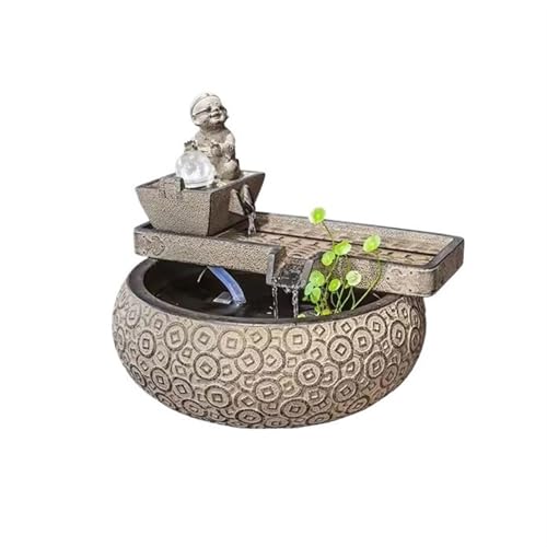 YANG11FAN Tischbrunnen Desktop-Brunnen Wasserspiel Wohnzimmer Vermögen Fließendes Wasser Ornamente Front Office Desktop Dekorationen Zimmerbrunnen von YANG11FAN