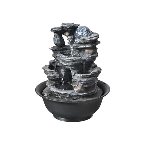 YANG11FAN Tischbrunnen Fortune Feng Shui Kugelbrunnen Zirkulation Wasserspiele Kleine Steingarten Büro Desktop Fließendes Wasser Ornamente Zimmerbrunnen YANG11FAN Tischbrunnen Fortune Feng Shui Kugelbrunnen Zirkulation Wasserspiele Kleine Steingarten Büro Desktop Fließendes Wasser Ornamente Zimmerbrunnen von YANG11FAN