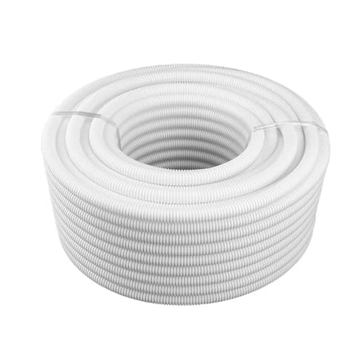 YANGC 1–5 Meter Innen 12–50 mm Flammhemmendes Kunststoff-Balgrohrschlauch PP-isolierter Einfädelschlauch Kunststoff-Wellrohr-Schutzhülle(2 METER_INNER DIAMETER 32MM) von YANGC