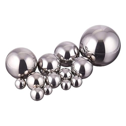 YANGC 1 Stück Lagerstahlkugeln Durchmesser 31 mm 31,5 mm 33,338 mm 38 mm 45 mm-50 mm GCR15 Massive hochpräzise glatte Kugeln(39mm) von YANGC