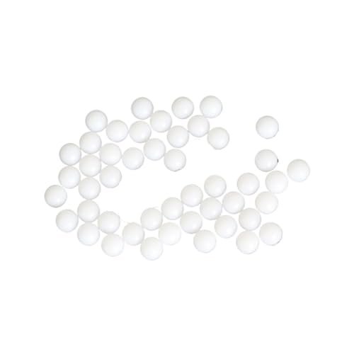 YANGC 10/20/50/100 STÜCKE Präzisions-Polymerkugeln aus massivem POM-Kunststoff 2/3/4/4,5/5/6/6,35/6,95/7/8/9/10~28 mm Lager Rollkugeln aus Polyoxymethylen(100 PCS,19mm) von YANGC