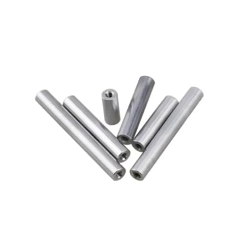 YANGC 10-100 teile/los M2 M2.5 M3 M4 M5 M6 M8 M10 * L Runde Aluminium Standoff Spacer Stud Verlängern Lange Kupplung Mutter L = 6 BIS 100mm(10mm,M2.5 100PCS) von YANGC