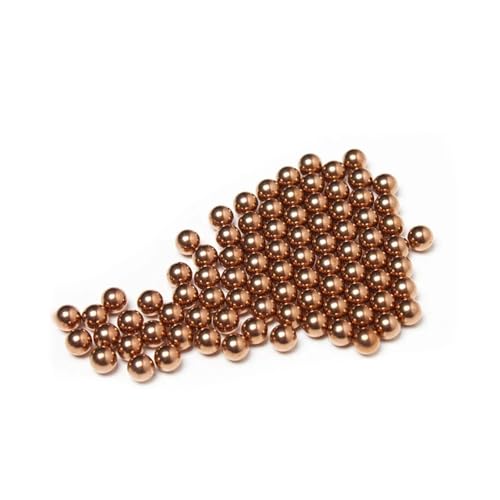 YANGC 100 Stück massive Messingkugeln Durchmesser 0,9 mm-10 mm H62 Messing-Präzisionskugel(1mm) von YANGC