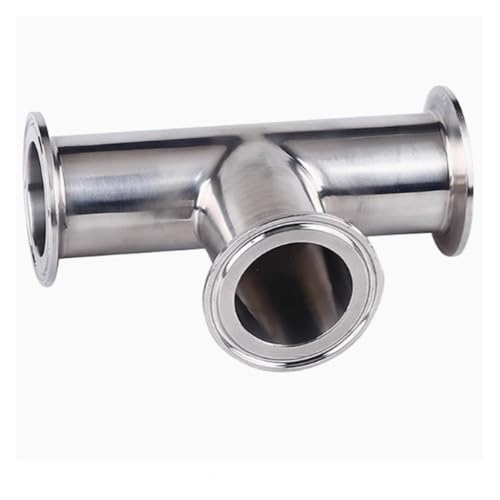 YANGC 19 mm – 63 mm (3/4 Zoll – 2,5 Zoll) Edelstahl SS304 Sanitär 3-Wege T/Y/R-Ferrule 1,5 Zoll 2 Zoll Außendurchmesser 50,5 – 77,5 mm Passend for 1,5 Zoll – 2,5 Zoll Tri-Clamp(1,63MM X FERRULE 77.5_O von YANGC
