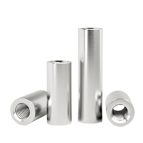 YANGC 304 Edelstahl Innengewinde Zylinderdübel Positionierung Pleuelstange Doppelendstift Verlängerungsmutter M4 M5 M6 M8 M10(D12xM6 (2pcs),75mm) von YANGC