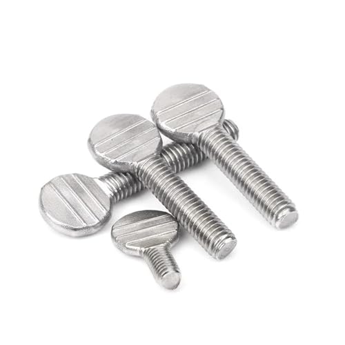 YANGC 304 Edelstahl M4 M5 M6 M8 M10 1/4 5/16 Pingpongschläger Schrauben Handschrauben(M6x20mm 5pcs) von YANGC