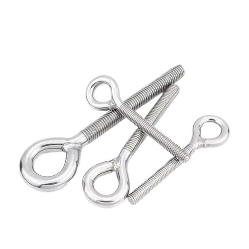 YANGC 304 Edelstahl M4 M5 M6 M8 M10 M12 M14 M16 M18 M20 M22 M24 Ringschraube Ringschraube(Left M10 2PCS) von YANGC