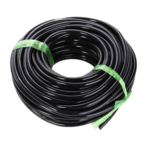 YANGC 8/11mm 4/7mm Gartenschlauch Bewässerungsschlauch Tropfbewässerung Schwarzer Mikrobewässerungsrohr-Wasserschlauch(811MM,25M) von YANGC