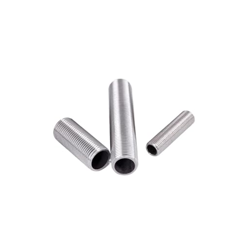 YANGC G1/8-2" BSPP-Stecker 20-150 mm SS304 Edelstahl Vollgewinde Nippel Schottrohrverschraubung Wassertank(Fitting,60MM_3/8") von YANGC