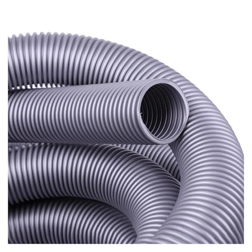 YANGC Grauer flexibler Schlauch mit EVA-Gewinde, Staubentfernung, weiche Rohre for Haushaltsstaubsauger, 1–5 Meter, Innendurchmesser 20–60 mm(3 Meter,Inner Diameter 50mm) von YANGC