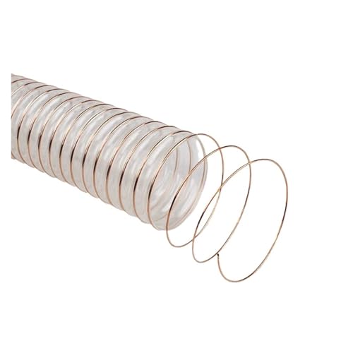 YANGC Innendurchmesser 20–100 mm, transparenter PU-Staubsammelschlauch zur Verwendung mit Staubsammlern mit Anschlüssen. Ideal for Werkstattstaubsauger, 1–5 Meter(2 Meter,Inner Diameter 75mm) von YANGC