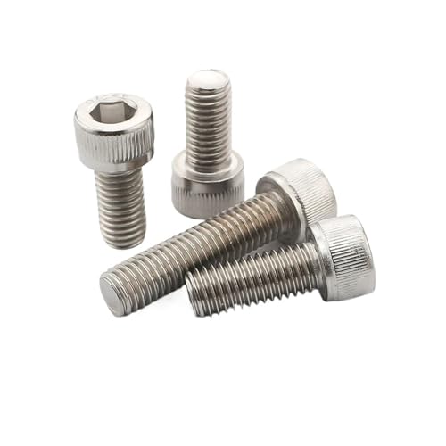 YANGC M1.4 M1.6 M2 M2.5 M3 Edelstahl DIN912 Innensechskantschraube SS304(M2X5 200PCS) von YANGC