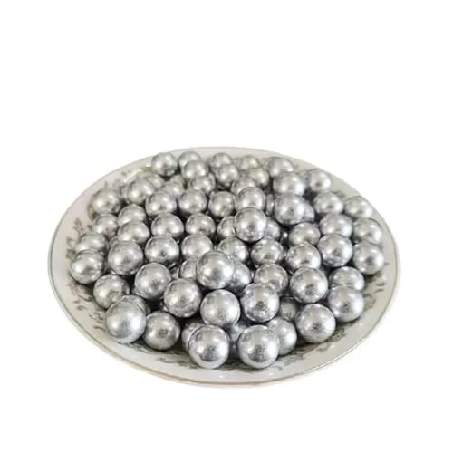 YANGC Massive Aluminiumkugeln 1060 1070 Reines Aluminium 0,5 mm 1 mm 2 mm 3 mm 4 mm 10 mm 17 mm 18 mm 19 mm 20 mm Glatte Aluminiumperlen(0.5mm 5000pcs) von YANGC