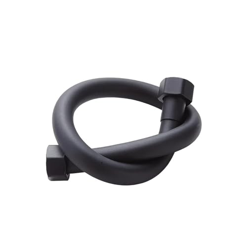 YANGC Schwarzes Kaltwasserzulaufrohr Toilettenwasserzulaufschlauch Hochdruck-Explosionsgeschütztes PVC-Kunststoff-Verbindungsrohr for Wasserhahnheizung(20cm) von YANGC