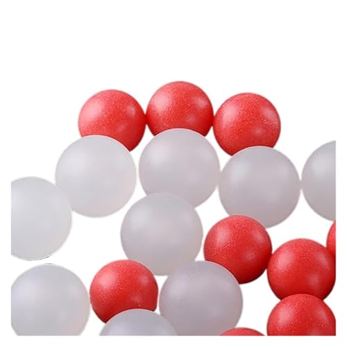 YANGC Weiße/rote PP (Polypropylen) Vollkunststoffkugeln 2,0 mm 2,381 mm 2,5 mm 2,778 mm 3,0 mm 3,175 mm 3,5 mm bis 50 mm Präzisionslagerkugel(3.0mm -500pcs) von YANGC