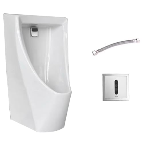 An der Wand montiertes Herrenurinal, Urinale for Männer, auslaufsichere Nachtkeramik mit automatischer Spülung for Zuhause, Badezimmer, Hotel An der Wand montiertes Herrenurinal, Urinale for Männer, auslaufsichere Nachtkeramik mit automatischer Spülung for Zuhause, Badezimmer, Hotel von YANGLLYJ
