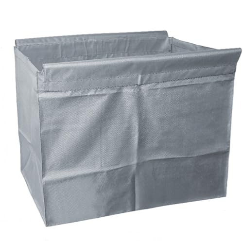 Kommerzieller Ersatztasche, für Wäschewagen mit Rollen, Wasserdichte & Entfernbare Oxford-Stoff-Einlage für Wäschekorb mit Rollen und Faltbaren Korb-Trolley(Gray,80x67x52cm/31x26x20in) von YANGLLYJ