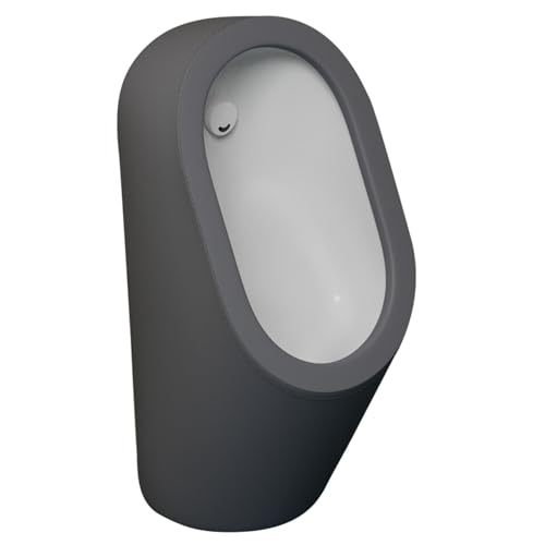 Urinal, Antikollisions für Männer, Urinente für Männer Keramik mit Automatischem Sensor, Geeignet für Stark Frequentierte Bereiche(Black) von YANGLLYJ