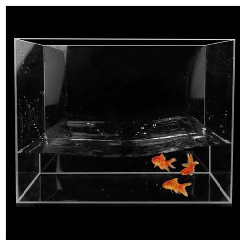 Transparentes Acryl-Aquarium, Robuster Kunststoff, Großes Aquarium Für Fische, Schildkröten, Insekten, Kann Als Aufbewahrungsbox Verwendet Werden,50x10x10 von YANGMIAN