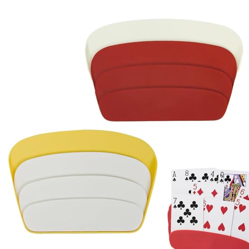 YANGWEN 2 Stück Kartenhalter Kinder Sicherer Halt Freisprech Spielkartenhalter, Kartenhalter Spielkarten für Senioren und Kinder, Kartenständer YANGWEN 2 Stück Kartenhalter Kinder Sicherer Halt Freisprech Spielkartenhalter, Kartenhalter Spielkarten für Senioren und Kinder, Kartenständer von YANGWEN