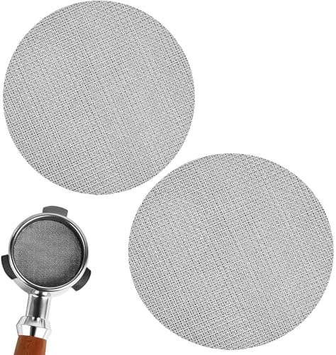 YANGWEN Puck Screen,51mm Espresso Sieb für Siebträger Espresso Puck Sieb,Kaffeefilterplatte Wiederverwendbar Puckfilter für Espresso Siebträger(1.7mm Dick,150µm) von YANGWEN