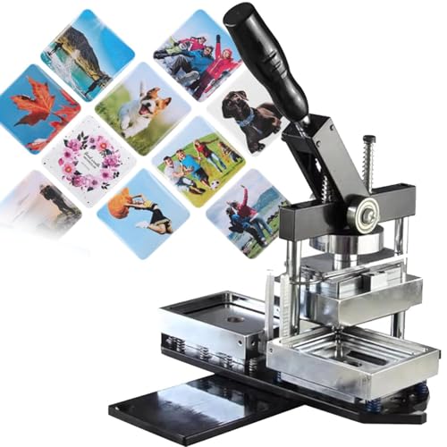 KüHlschrankmagnet-Button-Abzeichenherstellung, Utton Maker-Maschine 80 * 53 Mm Quadratische Fotomagnet-Maker-Maschine, KüHlschrank-Fotomagnet-Maschinenpresse 200-Teiliges Set Heimwerker-AnfäNger KüHlschrankmagnet-Button-Abzeichenherstellung, Utton Maker-Maschine 80 * 53 Mm Quadratische Fotomagnet-Maker-Maschine, KüHlschrank-Fotomagnet-Maschinenpresse 200-Teiliges Set Heimwerker-AnfäNger von YANGYMM