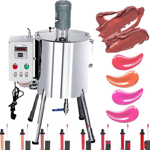YANGYMM 1400 W FlüSsigpasten-LippenstiftfüLler, 15 L Heiz-, Misch- Und FüLlmaschinen-RüHrbehäLter, Zum AuflöSen Und AbfüLlen von Cremes Und FlüSsigkeiten In Alltagschemikalien Und Lebensmitteln YANGYMM 1400 W FlüSsigpasten-LippenstiftfüLler, 15 L Heiz-, Misch- Und FüLlmaschinen-RüHrbehäLter, Zum AuflöSen Und AbfüLlen von Cremes Und FlüSsigkeiten In Alltagschemikalien Und Lebensmitteln von YANGYMM