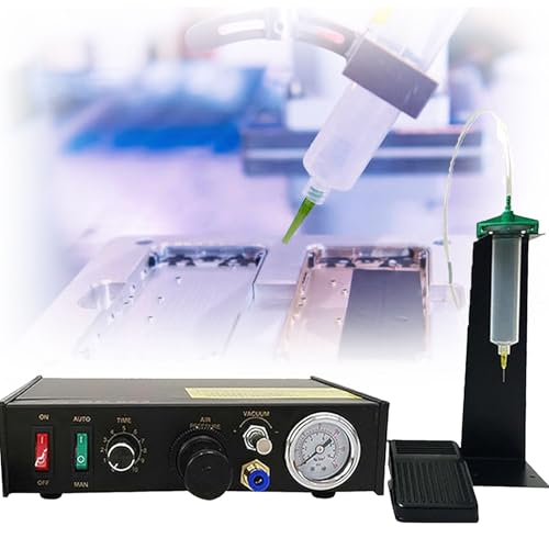 YANGYMM Automatischer Peristaltischer Klebstoffspender, Dosiersteuerung, Halbautomatische/Manuelle Klebstoffspendermaschine, mit Automatischer Zeitfunktion, für PräZisionsanwendungen von YANGYMM