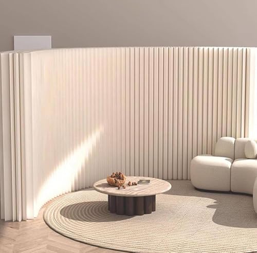 YANGYMM Einziehbarer Raumteiler Aus Papier füt Zuhause Und BüRo, Faltbare Trennwand Aus Papier, Flexible Wandtrennwand, 7x2.4m/22.96x7.87FT von YANGYMM