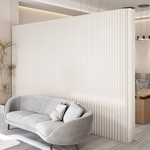 YANGYMM Faltbare Und Einziehbare Trennwand, Sichtschutz für Innenbereich, Freistehende Trennwand Papier, für Schlafzimmer, BüRos, Einfach Installieren,5x2.2m/16.4x7.21FT von YANGYMM