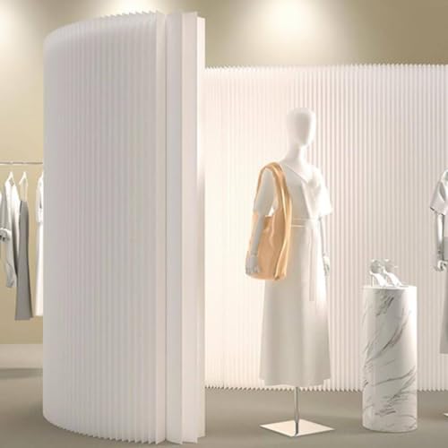 YANGYMM Faltbare Und Einziehbare Trennwand, Sichtschutz für Innenbereich, Freistehende Trennwand Papier, für Schlafzimmer, BüRos, Einfach Installieren,7x2.2m/22.96x7.21FT von YANGYMM