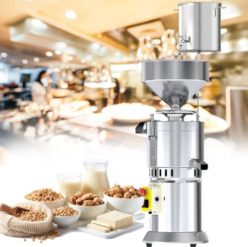 YANGYMM Kommerzieller Sojamilchbereiter, Vollautomatische Tofu-Puddingmaschine, Elektrischer Sojamilchbereiter Aus Edelstahl, Mit Not-Aus Und Wasserdichtem Schalter,125 YANGYMM Kommerzieller Sojamilchbereiter, Vollautomatische Tofu-Puddingmaschine, Elektrischer Sojamilchbereiter Aus Edelstahl, Mit Not-Aus Und Wasserdichtem Schalter,125 von YANGYMM