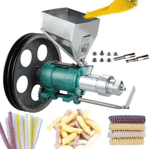 YANGYMM Puffed Food Extruder,Mais Reis Extrusionsmaschine Corn Rice Puffed Snack Maker, Puff-Food-Extruder, Multifunktionale Elektrische Puff-Food-Maschine mit 7 Formen für Reis Und Mais von YANGYMM