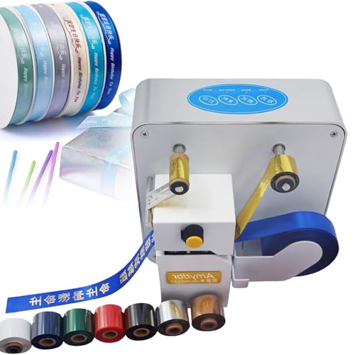 YANGYMM Satinbanddrucker, Automatische Digitale HeißFolienpräGemaschine mit Thermoband, Hochgeschwindigkeit 120 M/H, 10–40 Mm Druckbreite, 300 DPI für HeißPräGung Und Foliendruck YANGYMM Satinbanddrucker, Automatische Digitale HeißFolienpräGemaschine mit Thermoband, Hochgeschwindigkeit 120 M/H, 10–40 Mm Druckbreite, 300 DPI für HeißPräGung Und Foliendruck von YANGYMM