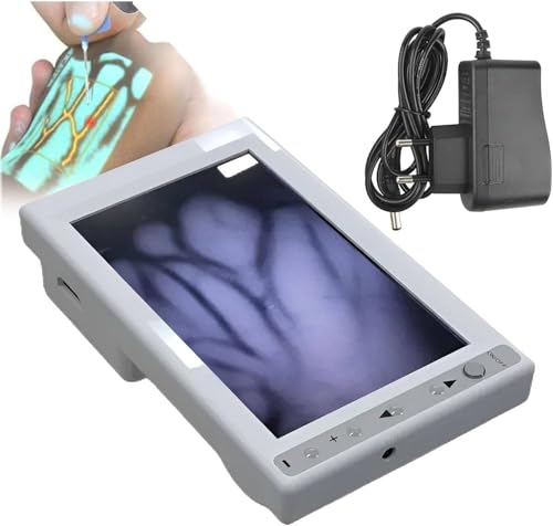 YANGYMM Tragbarer Venenfinder, 12 Mm HochdurchläSsiges Subkutanes Inneres Blutgefäß, 5,5-Zoll-Led-Display + Ultraleichtes Gewicht von 240 G + Mit StäNder, Kann Alleine Verwendet Werden, Notfall von YANGYMM